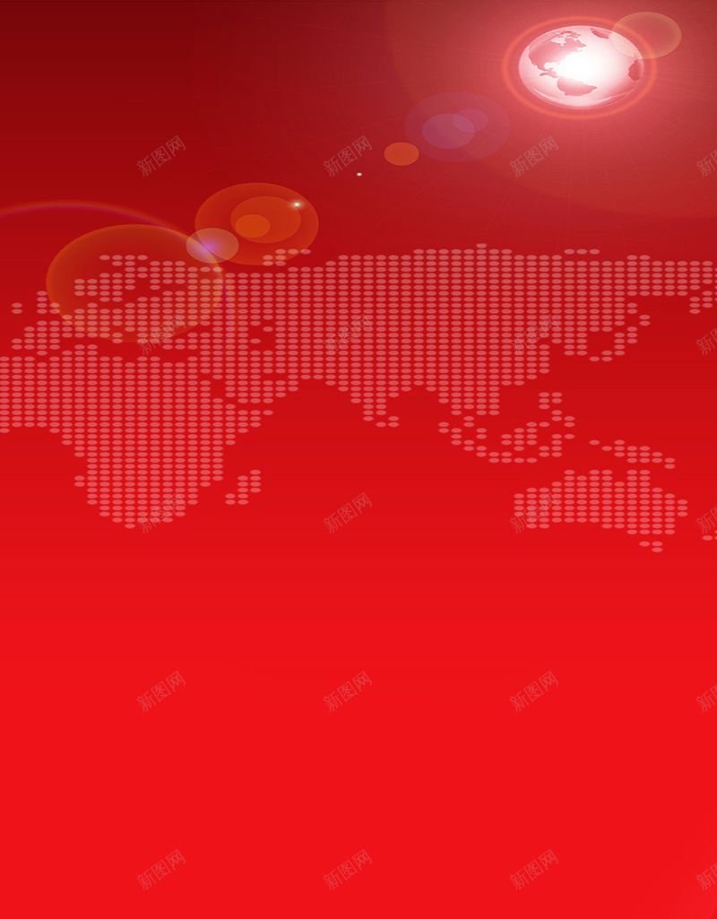 科技感红色H5背景jpg设计背景_新图网 https://ixintu.com H5背景 亚洲 地图 方块 渐变 白色 科技 红色 红色背景 黄色