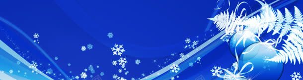 雪景创意banner背景图jpg设计背景_新图网 https://ixintu.com 简约 素材 色彩 蓝色