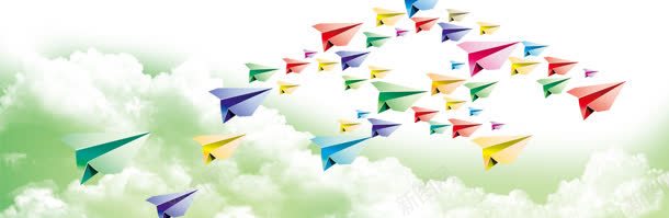 放飞梦想纸飞机背景bannerjpg设计背景_新图网 https://ixintu.com banner 放飞 梦想 背景 飞机