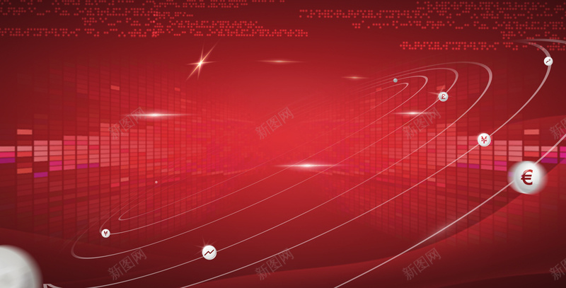 创意商务科技红色海报背景jpg设计背景_新图网 https://ixintu.com 全球化 创意 创意科技 商务背景 数据 科技 红色 网络 背景 花纹