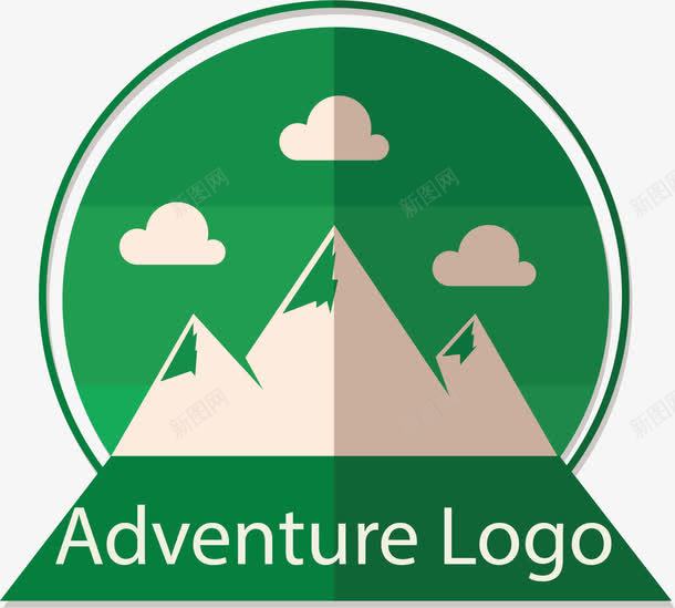 绿色树木logo图标png_新图网 https://ixintu.com logo 云朵 山 树木