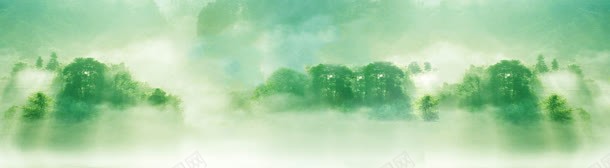 绿色景色淘宝海报背景jpg设计背景_新图网 https://ixintu.com banner 唯美 大气 简约 背景素材 通用海报背景