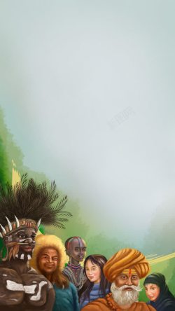 人物抽象无框画1抽象人物油画摄影高清图片