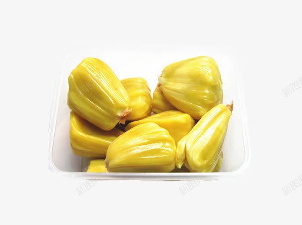 美味的菠萝蜜片png免抠素材_新图网 https://ixintu.com 免剥菠萝蜜图片 新鲜的菠萝蜜 牛肚子果 盒子中的菠萝蜜