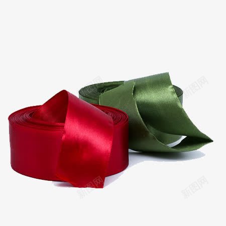 红绿色绸缎png免抠素材_新图网 https://ixintu.com 丝绸 红绿色 绸缎 装饰