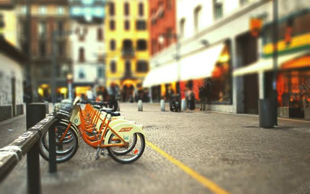 梦幻城市街道自行车jpg设计背景_新图网 https://ixintu.com 城市 梦幻 自行车 街道