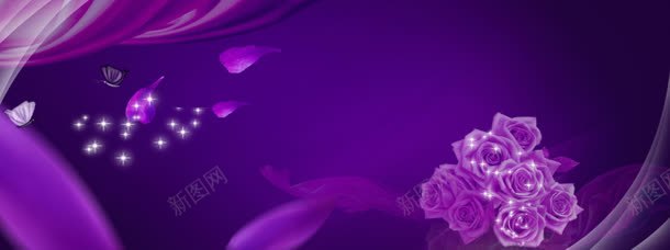 紫色淘宝海报jpg设计背景_新图网 https://ixintu.com 海报 淘宝广告banner 淘宝界面设计 淘宝背景素材 淘宝装修模版 清新 设计