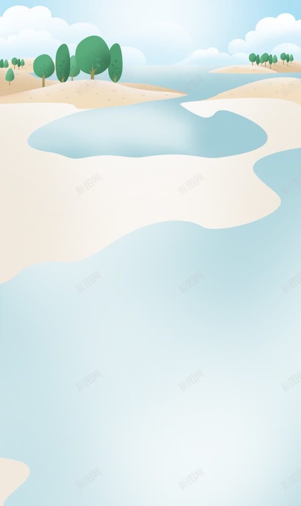 扁平风格沙滩海边树木背景jpg设计背景_新图网 https://ixintu.com 图片 扁平 树木 沙滩 海边 背景 风格