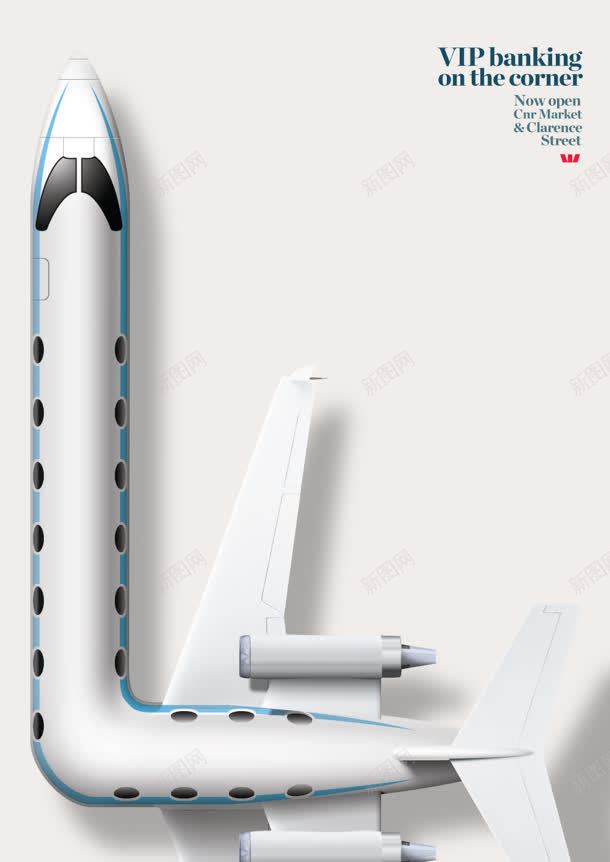 弯曲的卡通白色飞机jpg设计背景_新图网 https://ixintu.com 卡通 弯曲 白色 飞机