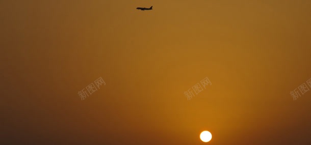 天空飞机太阳背景背景