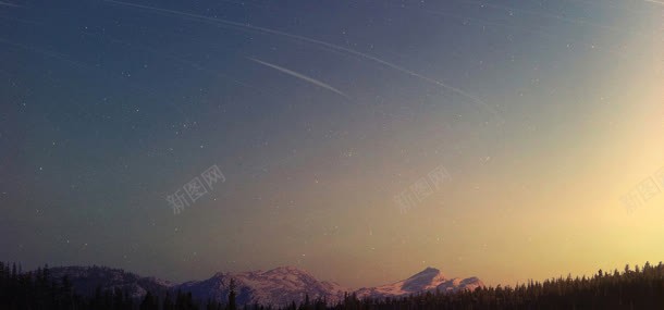 梦幻星空背景背景