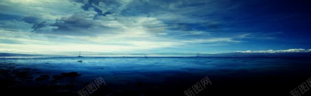 神秘海平线banne背景jpg设计背景_新图网 https://ixintu.com 大气 天空 海平线 海洋 神秘