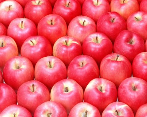 红色苹果水果新鲜背景
