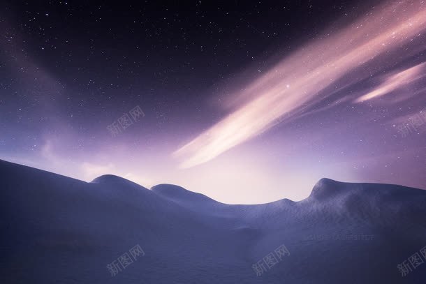 紫色星空雪山海报jpg设计背景_新图网 https://ixintu.com 星空 海报 紫色 雪山