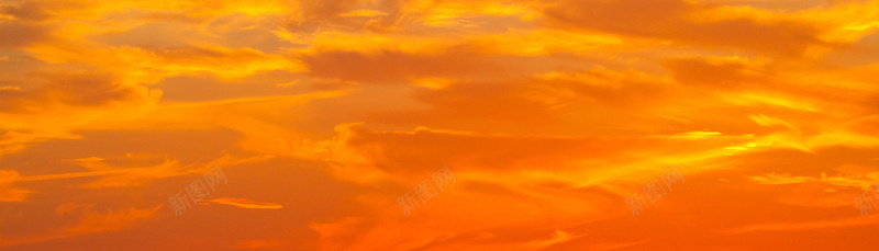 夏日火烧云背景摄影图片