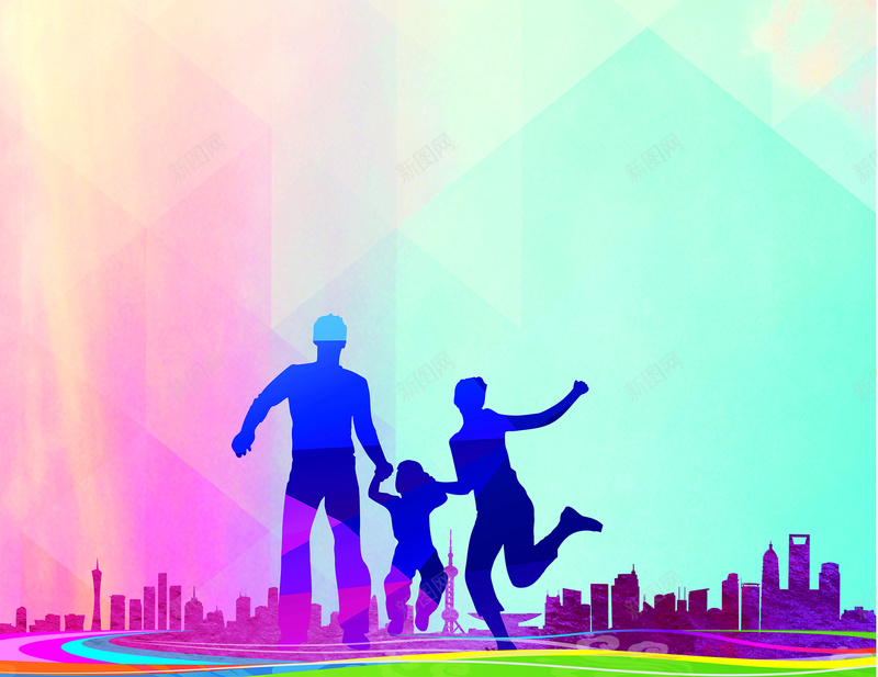 预防艾滋病背景psd设计背景_新图网 https://ixintu.com 公益 关爱 几何 家庭 扁平 海报 渐变 背景 艾滋病 预防艾滋病