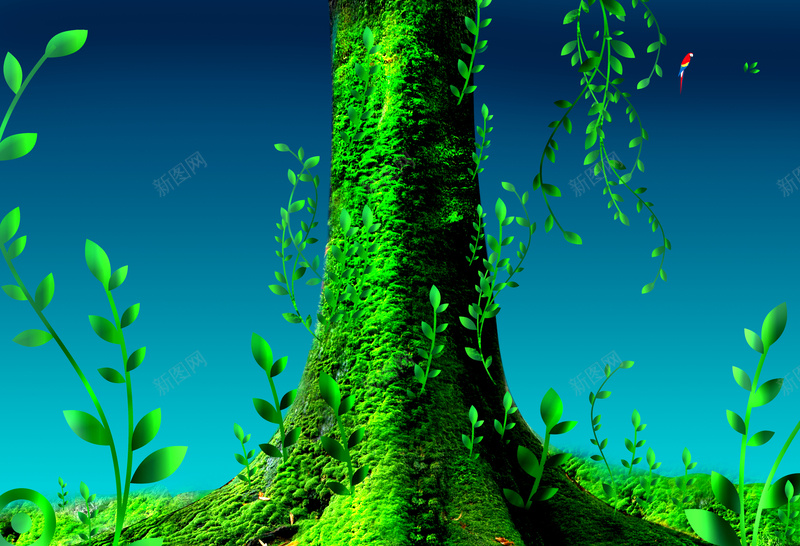 绿色大地上的一棵大树psd设计背景_新图网 https://ixintu.com 一棵 一棵大劫 一棵绿色 地上 大树 大树绿色 幸福 绿色 绿色地上 绿色大地 绿色大树