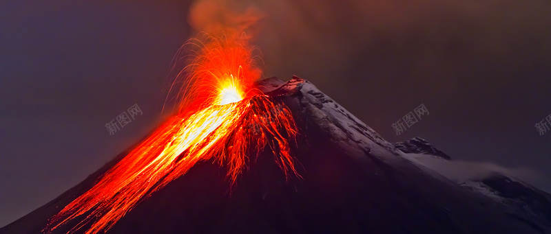 火山背景jpg_新图网 https://ixintu.com banner 博客 喷发 岩浆 广告 摄影 活火山 海报banner 淘宝 火山 爆发 爆炸 红色 风景 高清