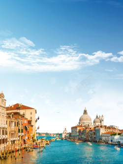 意大利印象意大利旅游海报背景高清图片