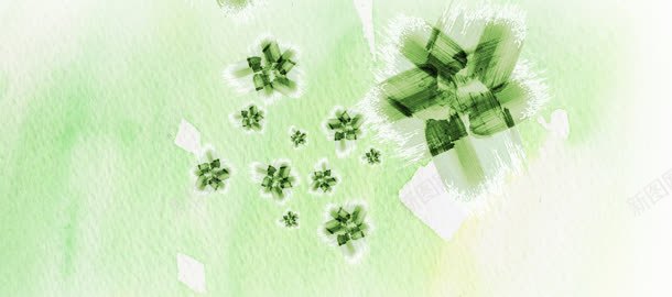 绿色小清新背景jpg设计背景_新图网 https://ixintu.com 拼图 清新背景 绿白渐变 绿色碎花