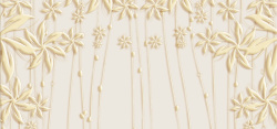 塔罗门花朵花蔓星光背景墙装饰画高清图片