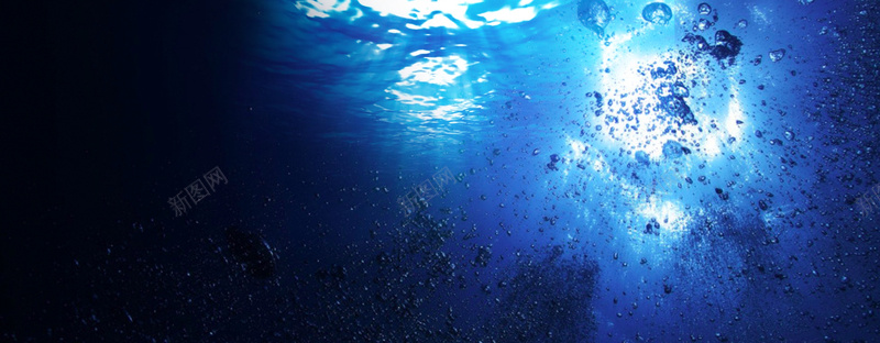 深海海底世界海报背景