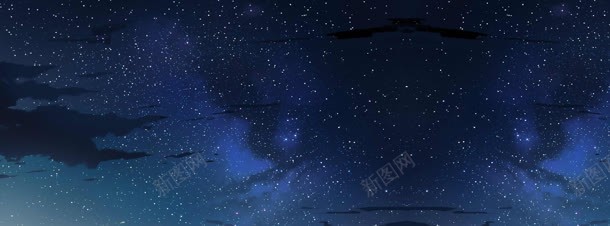 动漫卡通夜空背景bannerjpg设计背景_新图网 https://ixintu.com banner 动漫 卡通 夜空 背景