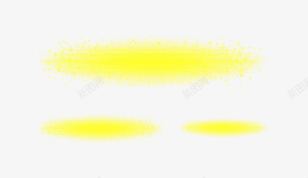 光效笔刷psd免抠素材_新图网 https://ixintu.com 光效笔刷黄色