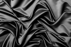 淘宝时尚素材大气黑色丝绸广告高清图片