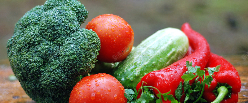 水果蔬菜背景摄影图片