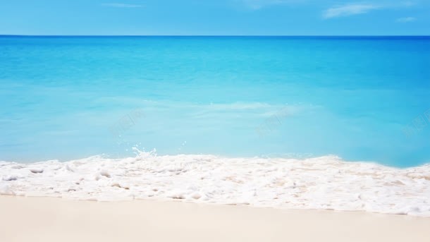 唯美海水沙滩风景jpg设计背景_新图网 https://ixintu.com 沙滩 海水 风景