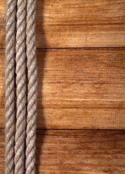 长木板麻绳与木板背景高清图片