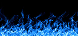 冰水烈火蓝色动感火焰背景高清图片