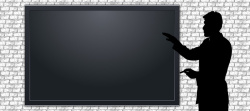 学校注意教育知识黑板背景高清图片
