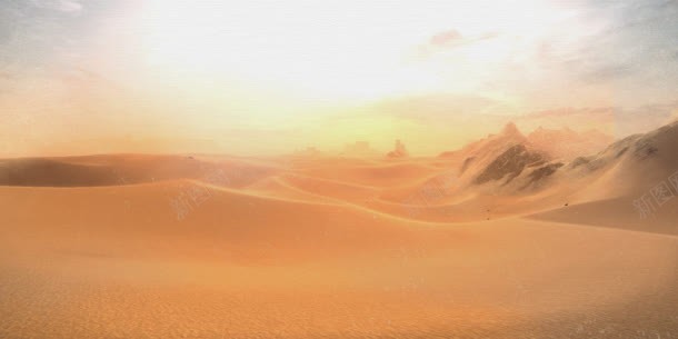 沙漠夕阳宽屏背景jpg设计背景_新图网 https://ixintu.com 夕阳 沙漠 背景