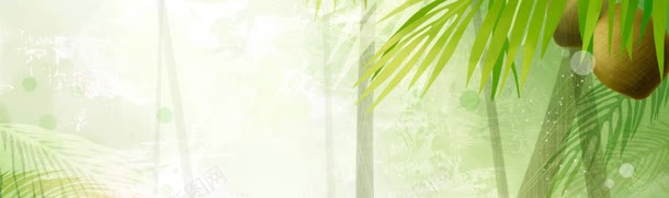 炫彩椰树banner背景jpg设计背景_新图网 https://ixintu.com banner 椰树 背景