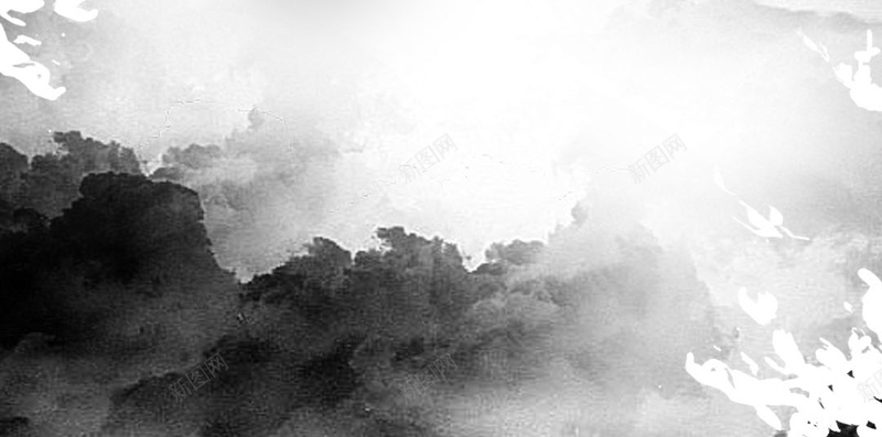 中国水墨PSD分层H5背景jpg设计背景_新图网 https://ixintu.com H5背景 PSD分层 中国风 招募人才 招募令 水墨 灰色背景 黑色