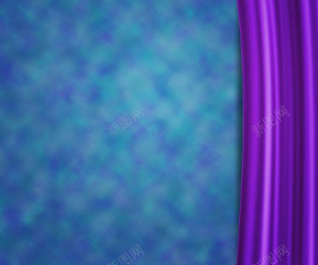 蓝色背景和紫色幕布背景
