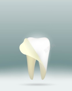 白牙海报矢量牙齿医疗美白去黄背景高清图片
