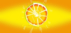 橙汁模板下载黄色背景高清图片