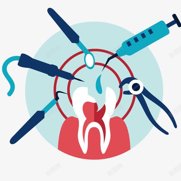 拔牙的工具png免抠素材_新图网 https://ixintu.com 医院 工具 拔牙 牙科 牙齿