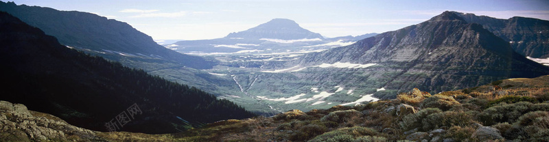 大气山脉背景摄影图片