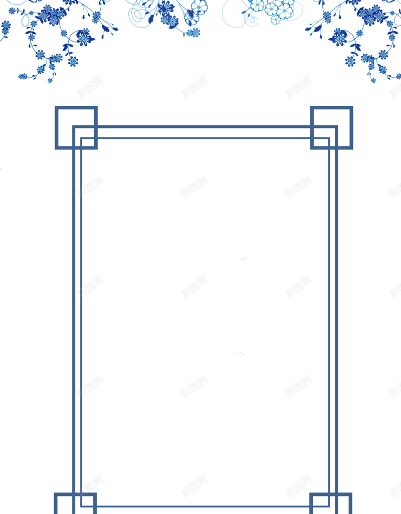 青花瓷手绘花纹海报背景psd设计背景_新图网 https://ixintu.com 中国风 传统文化 传统瓷器 复古 手绘海报 花纹 青花瓷 青花瓷海报