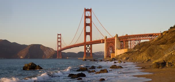 跨海大桥远山海滩背景jpg设计背景_新图网 https://ixintu.com 海滩 跨海大桥 远山