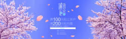 樱花道浪漫樱花道背景高清图片
