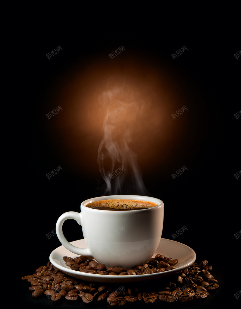 黑色咖啡摄影海报背景jpg设计背景_新图网 https://ixintu.com 咖啡 咖啡豆 摄影 海报 烟雾 风景 黑色