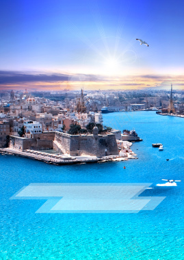 马耳他广告海报背景背景