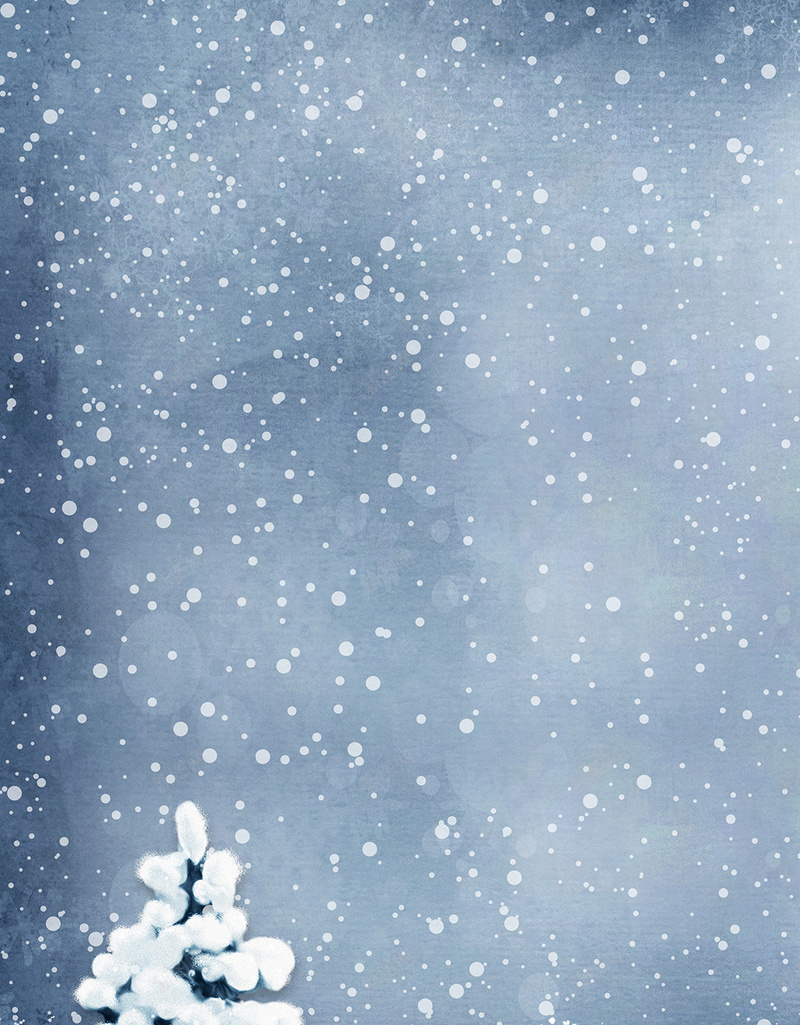 唯美圣诞节雪松H5背景jpg设计背景_新图网 https://ixintu.com H5背景 冬天 冬季 圣诞节背景 大寒 雪地 雪松 雪花