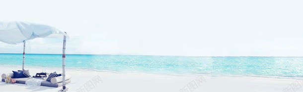 蓝色清新沙滩大海jpg设计背景_新图网 https://ixintu.com 大海 沙滩 清新 蓝色