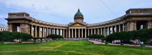 旅游度假国外建筑背景banner背景